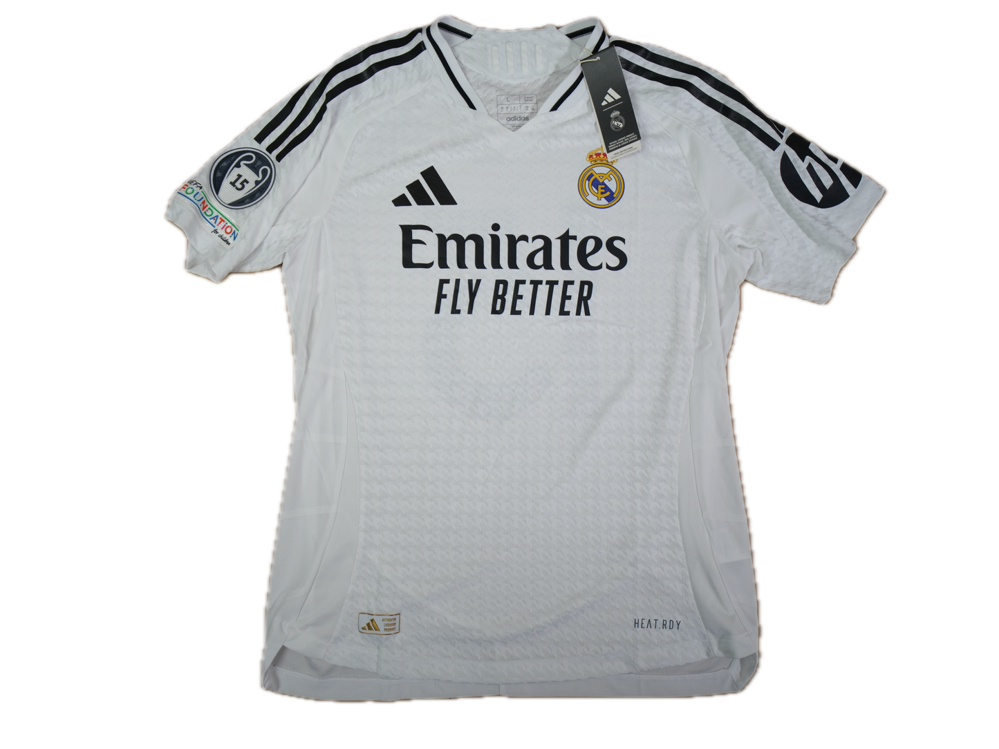 Real Madrid 2024-2025 #15 Arda Guler L Home Football Shirt BNWT