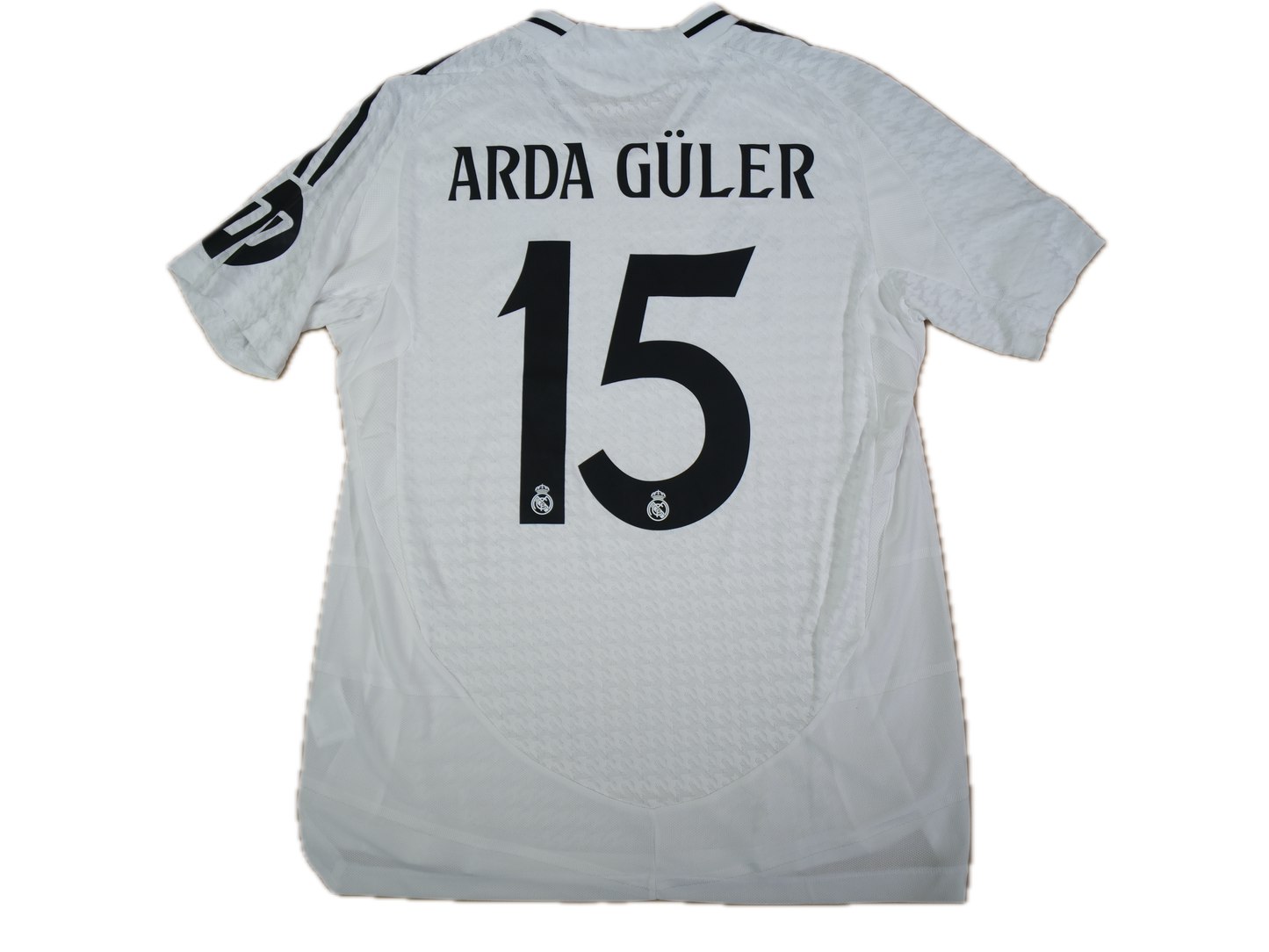 Real Madrid 2024-2025 #15 Arda Guler L Home Football Shirt BNWT