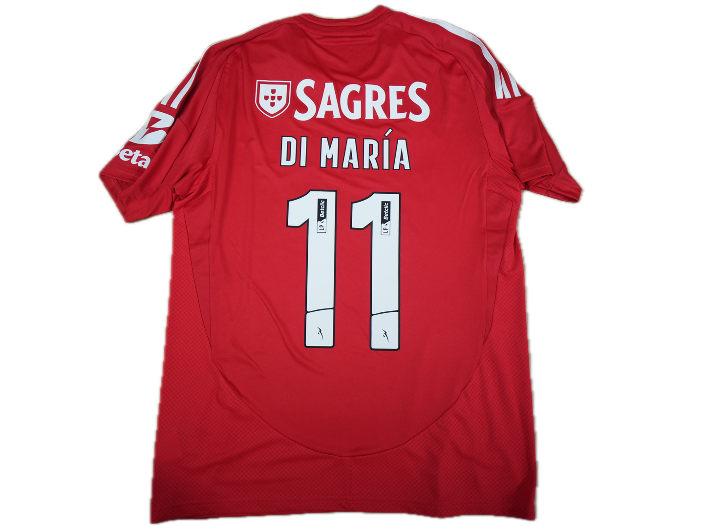 Benfica 2024-2025 #11 Di Maria L Home Football Shirt BNWT