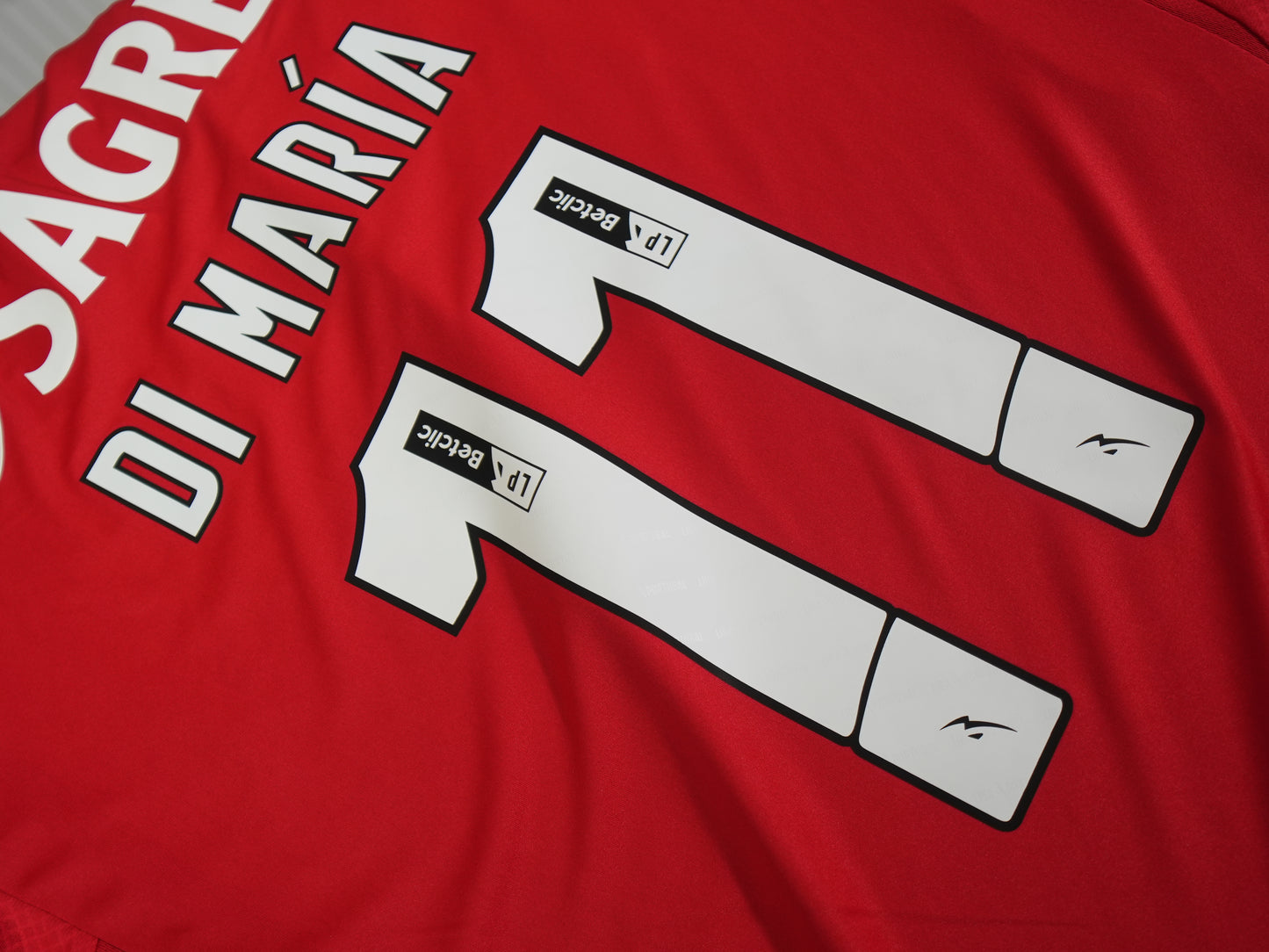 Benfica 2024-2025 #11 Di Maria L Home Football Shirt BNWT