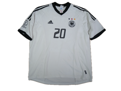 Germany 2002-2003 #20 Bierhoff L Home Football Shirt