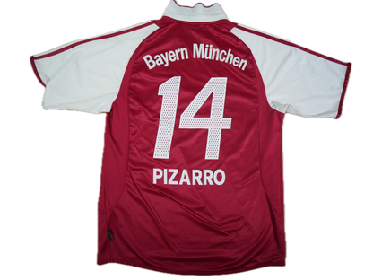 Bayern Munich 2003-2004 #14 Pizarro M Home Football Shirt