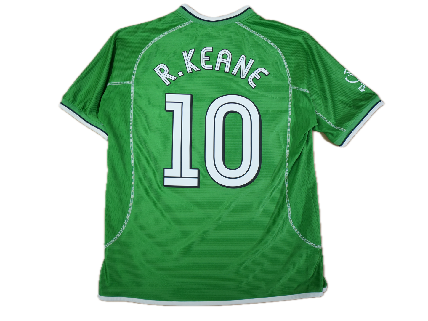 Ireland 2002-2003 #10 R. Keane L Home Football Shirt