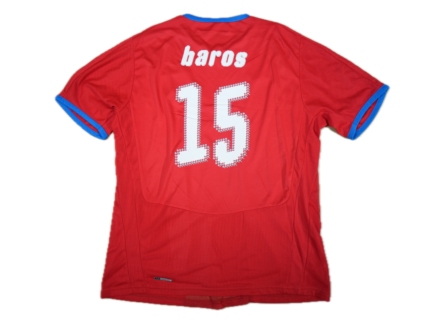 Czech Republic 2012-2013 #15 Baros L Home Football Shirt