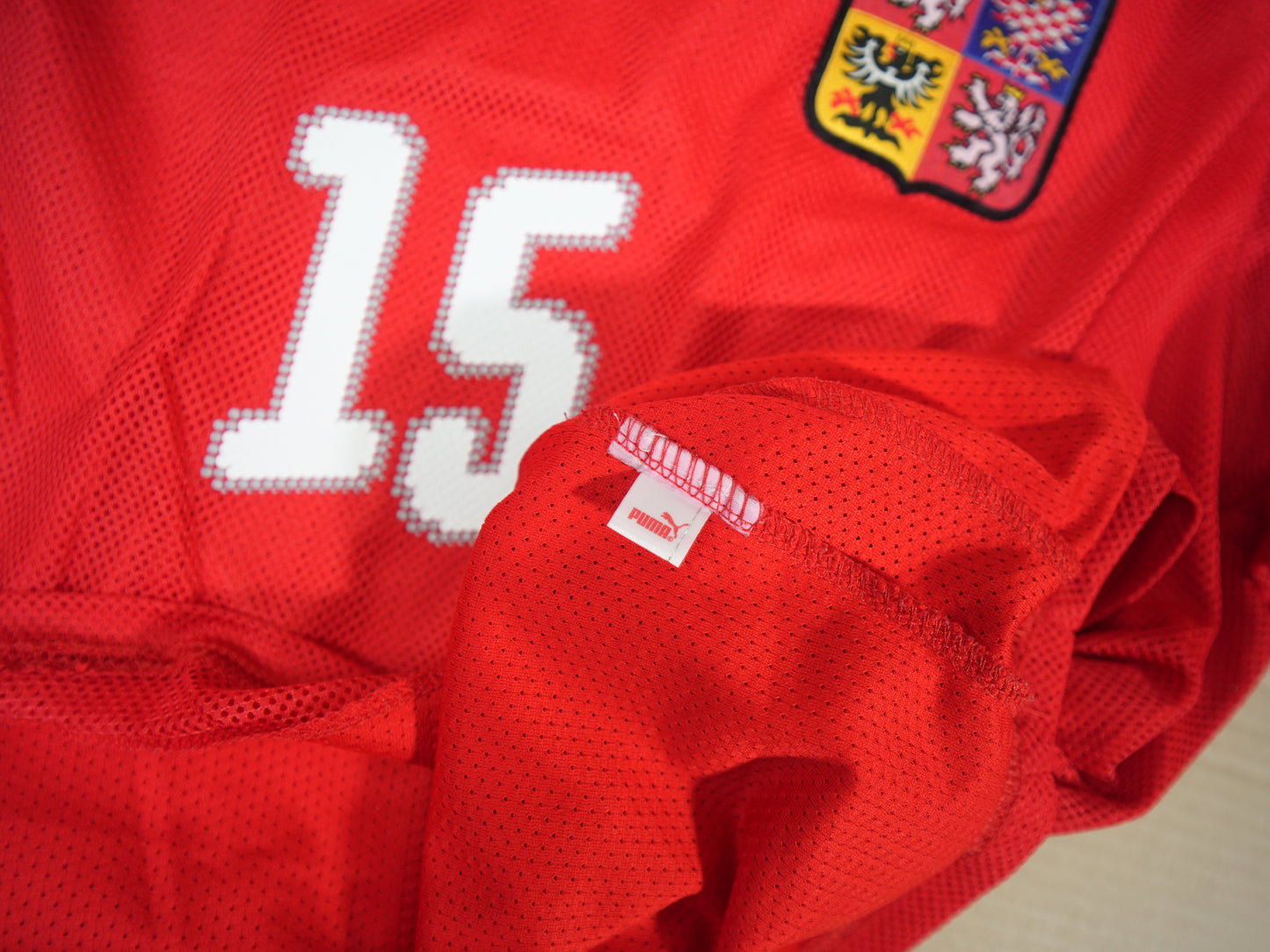 Czech Republic 2012-2013 #15 Baros L Home Football Shirt