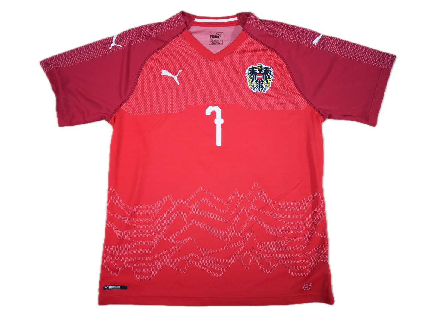Austria 2018-2019 #7 Arnautovic XL Home Football Shirt