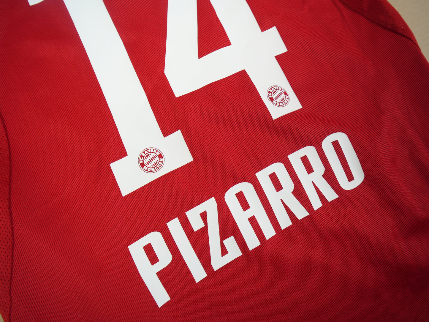 Bayern Munich 2005-2006 #14 Pizarro S Home Football Shirt