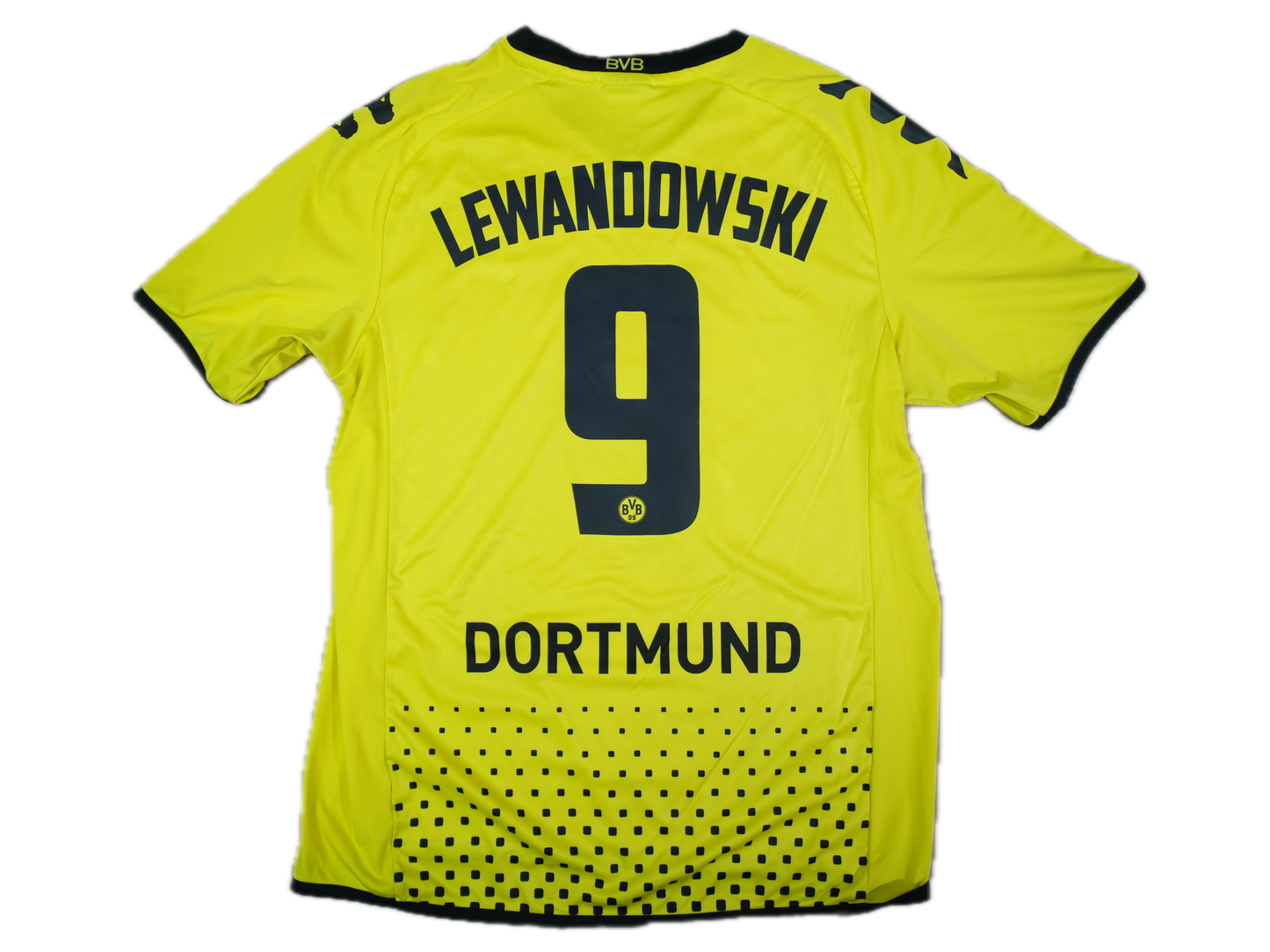 Borussia Dortmund 2011-2012 #9 Lewandowski XL Home Football Shirt