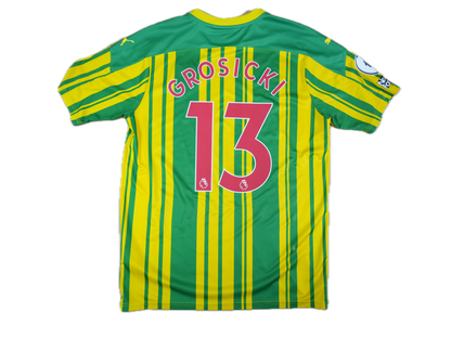 West Bromwich Albion 2020-2021 #13 Grosicki L Away Football Shirt