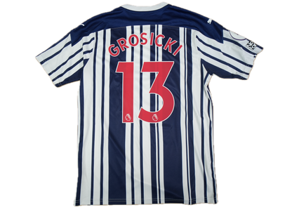 West Bromwich Albion 2020-2021 #13 Grosicki L Home Football Shirt