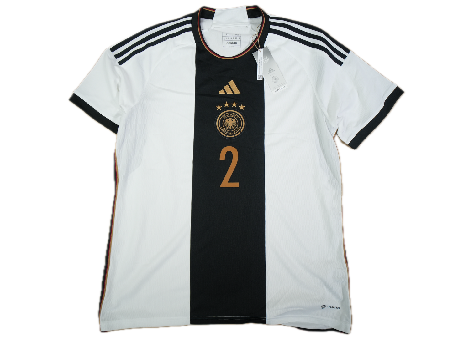 Germany 2022-2023 #2 Rudiger XL Home Football Shirt BNWT