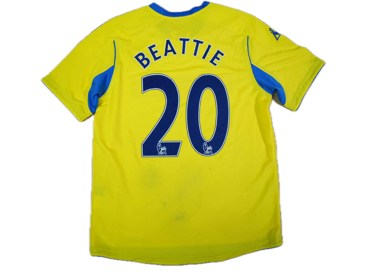 Stoke City 2008-2009 #20 Beattie L Away Football Shirt