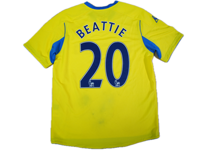 Stoke City 2008-2009 #20 Beattie L Away Football Shirt
