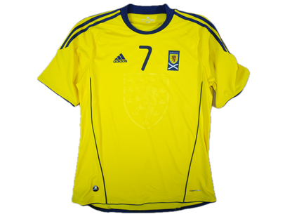 Scotland 2011-2012 #7 D. Fletcher L Away Football Shirt