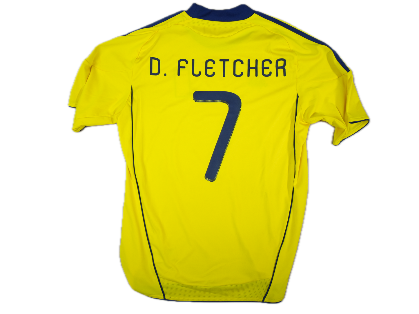 Scotland 2011-2012 #7 D. Fletcher L Away Football Shirt