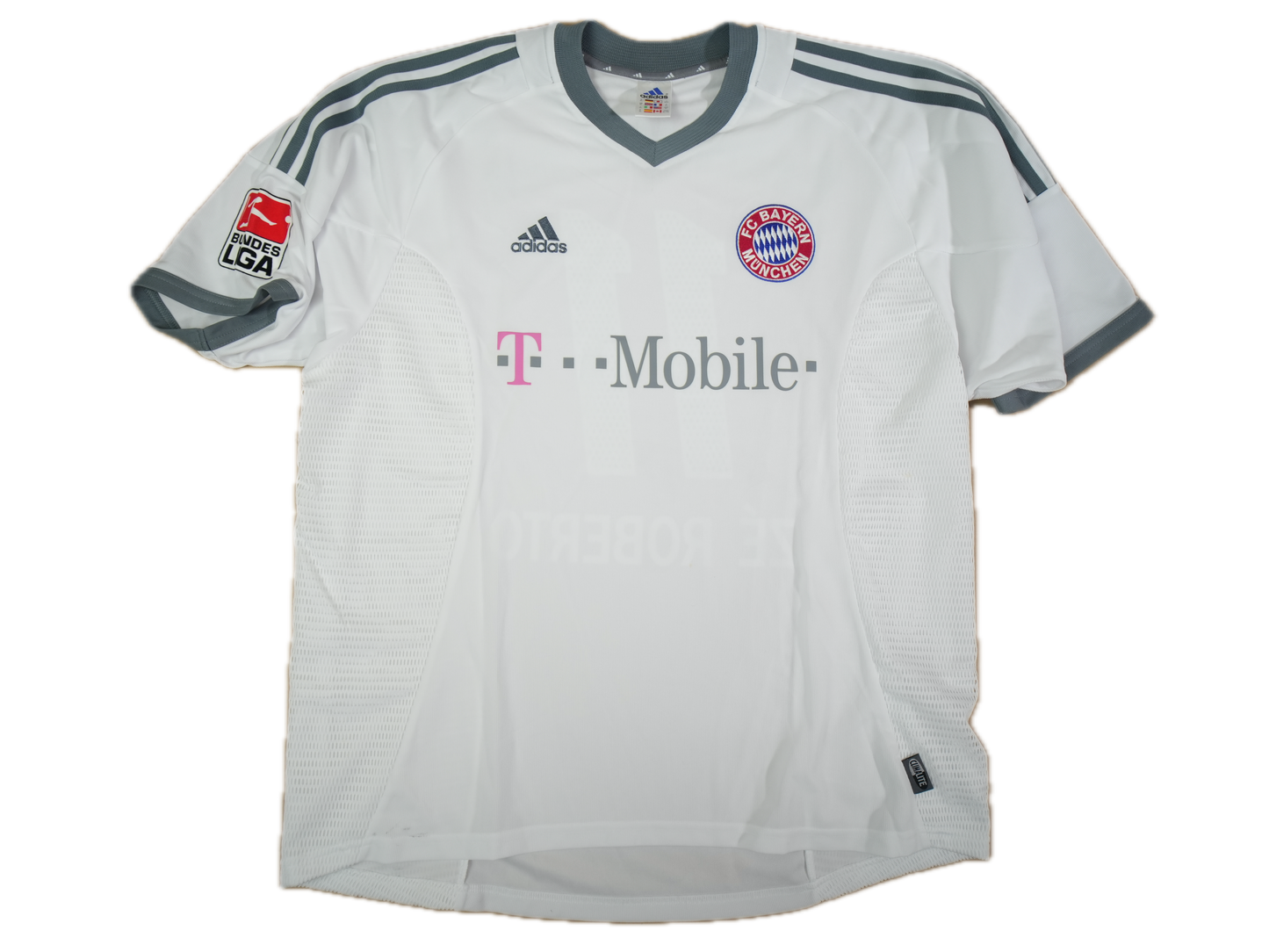 Bayern Munich 2002-2003 #11 Ze Roberto XL Away Football Shirt