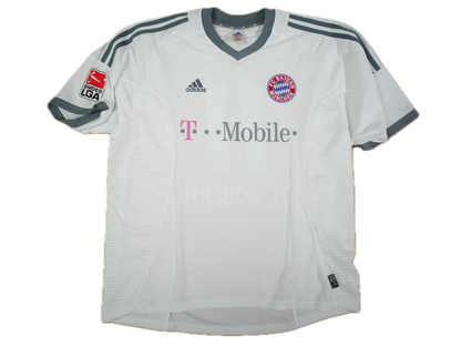 Bayern Munich 2002-2003 #11 Ze Roberto XL Away Football Shirt