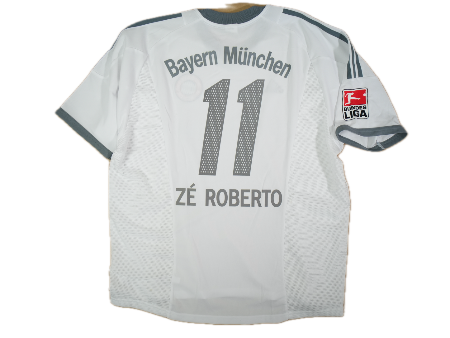 Bayern Munich 2002-2003 #11 Ze Roberto XL Away Football Shirt