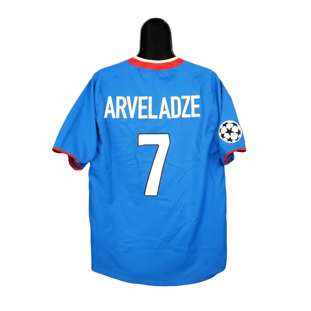 Rangers 2003-2004 #7 Arveladze M Home Football Shirt