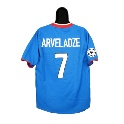 Rangers 2003-2004 #7 Arveladze M Home Football Shirt