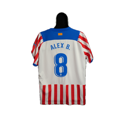 Girona 2021-2022 #8 Alex Baena L Home Football Shirt