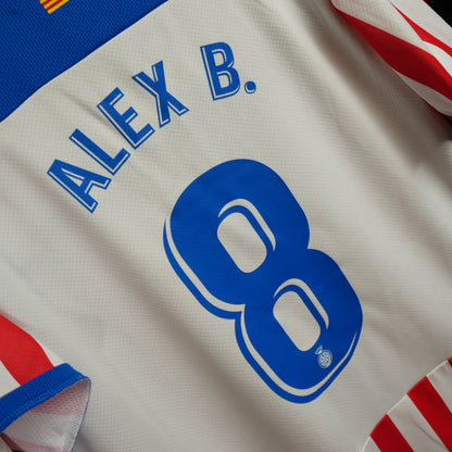 Girona 2021-2022 #8 Alex Baena L Home Football Shirt