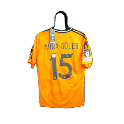 Real Madrid 2024-2025 #15 Arda Guler L Away Football Shirt BNWT