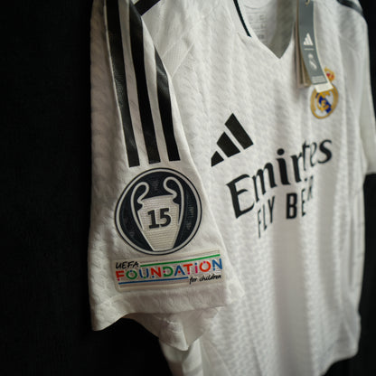 Real Madrid 2024-2025 #15 Arda Guler XL Home Football Shirt BNWT