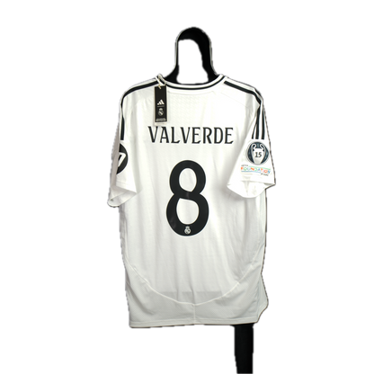 Real Madrid 2024-2025 #8 Valverde XL Home Football Shirt BNWT