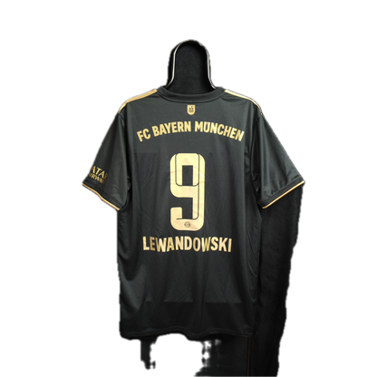 Bayern Munich 2021-2022 #9 Lewandowski XL Away Football Shirt