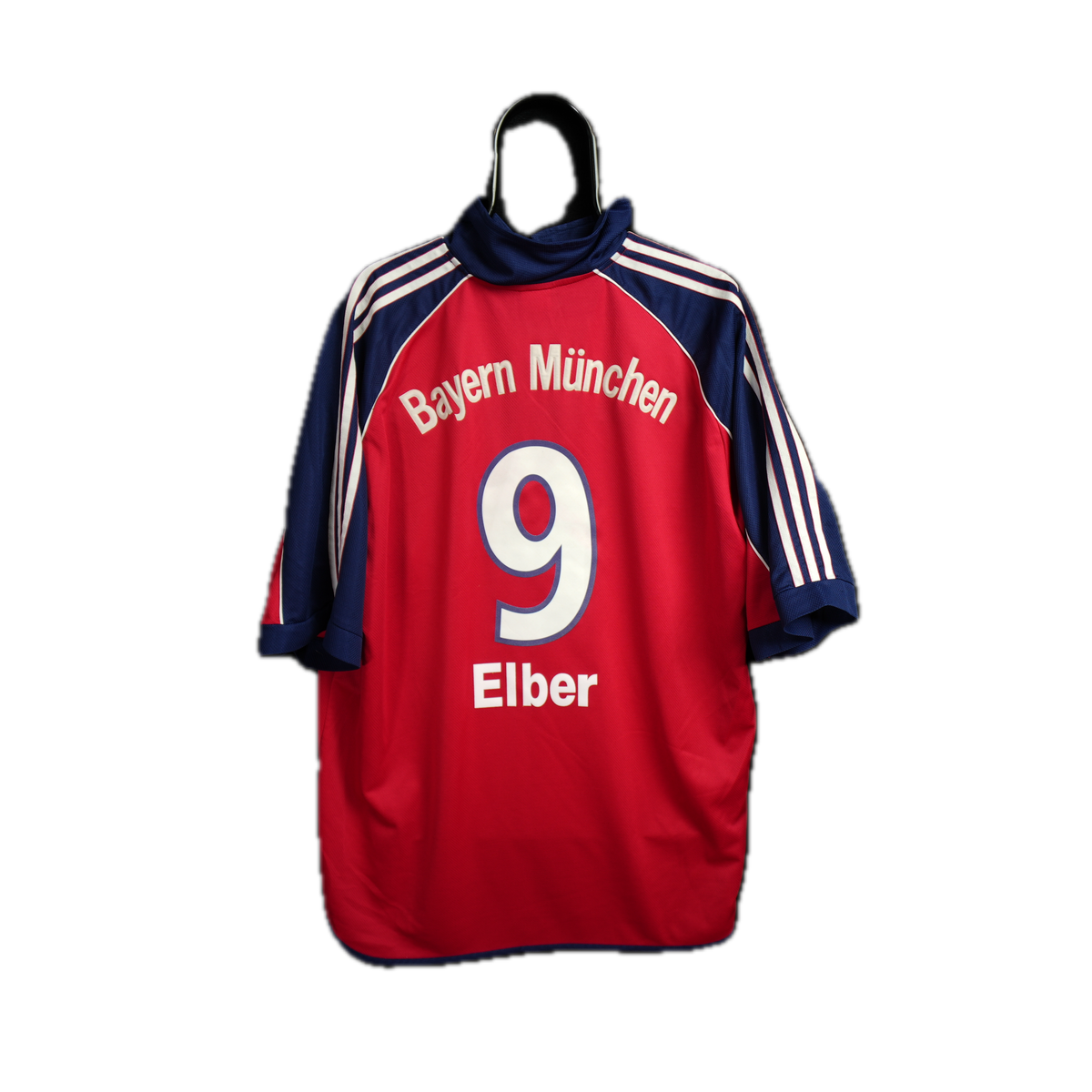 Bayern Munich 2000-2001 #9 Elber XXL Home Football Shirt