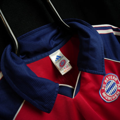 Bayern Munich 2000-2001 #9 Elber XXL Home Football Shirt