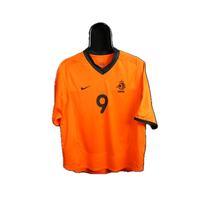 Netherlands 2000-2002 #9 V. Nistelrooy M Home Football Shirt