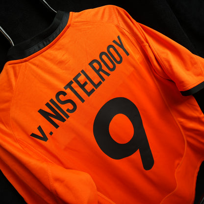 Netherlands 2000-2002 #9 V. Nistelrooy M Home Football Shirt