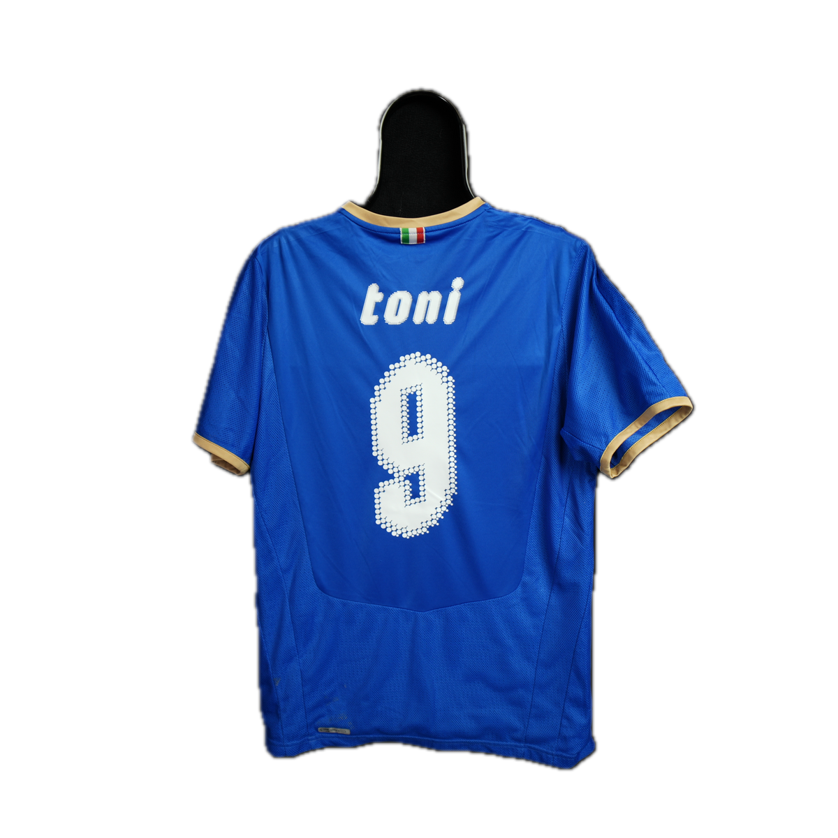 Italy 2008-2009 #9 Toni M Home Football Shirt