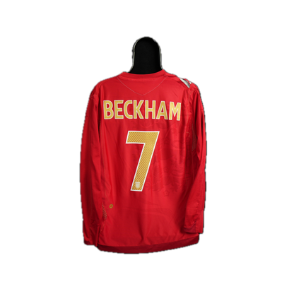 England 2006-2007 #7 Beckham L Away Football Shirt