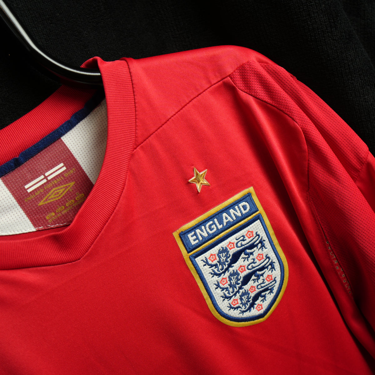 England 2006-2007 #7 Beckham L Away Football Shirt