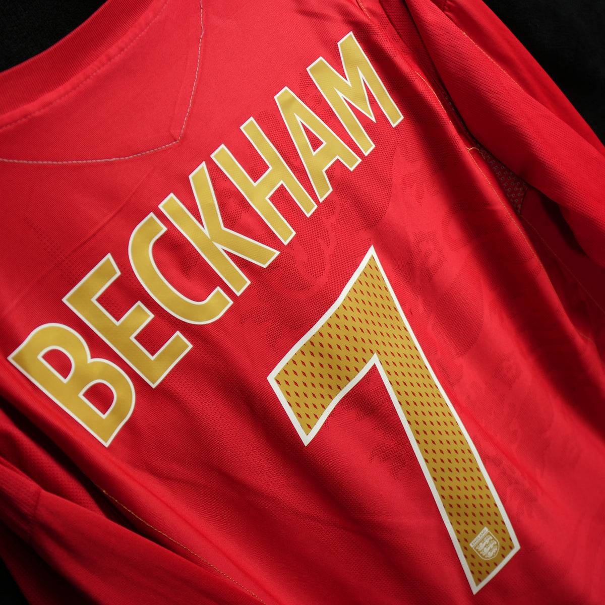 England 2006-2007 #7 Beckham L Away Football Shirt