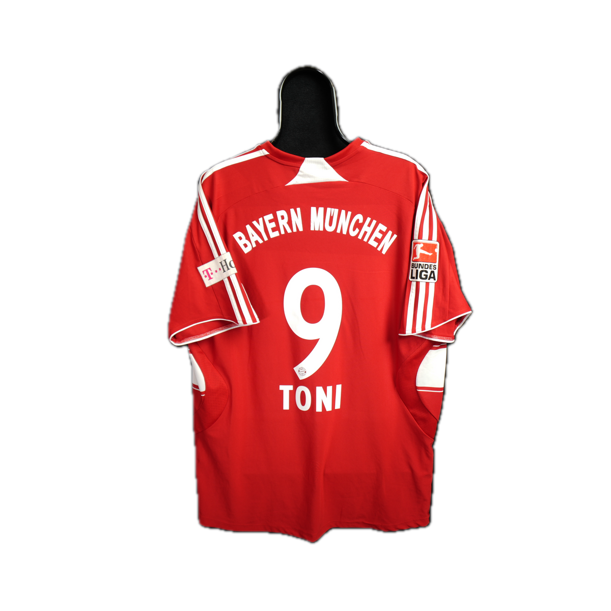 Bayern Munich 2007-2008 #9 Toni XL Home Football Shirt