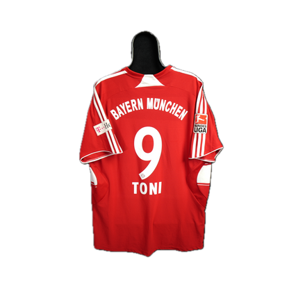 Bayern Munich 2007-2008 #9 Toni XL Home Football Shirt