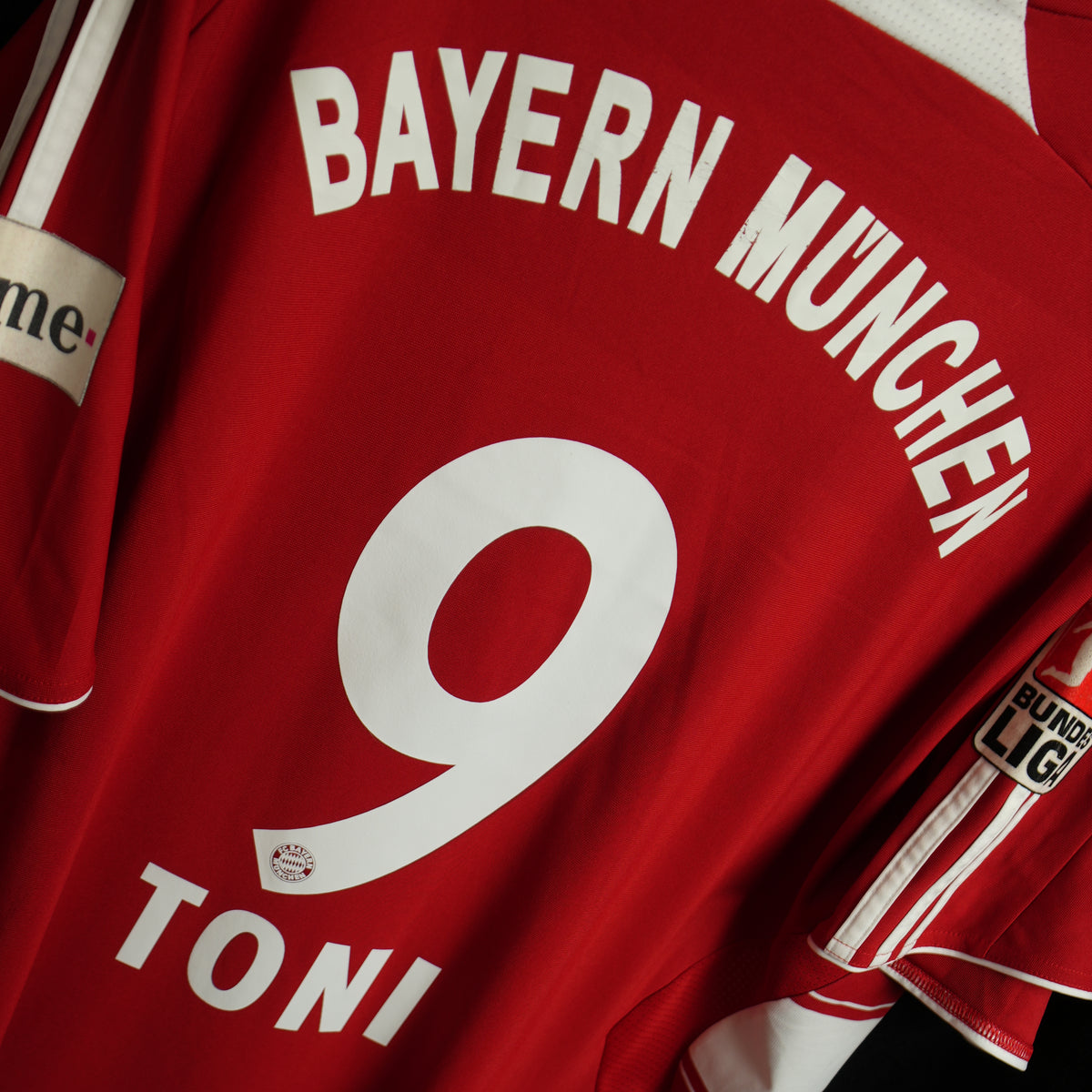 Bayern Munich 2007-2008 #9 Toni XL Home Football Shirt