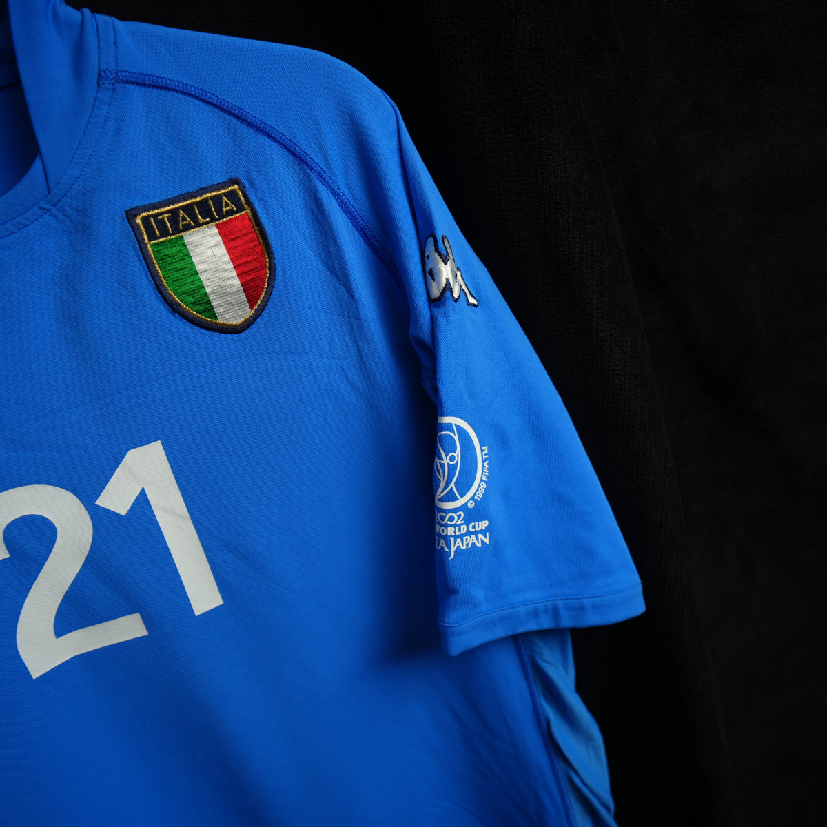 Italy 2002-2003 #21 Vieri XXL Home Football Shirt