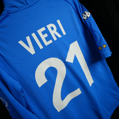 Italy 2002-2003 #21 Vieri XXL Home Football Shirt
