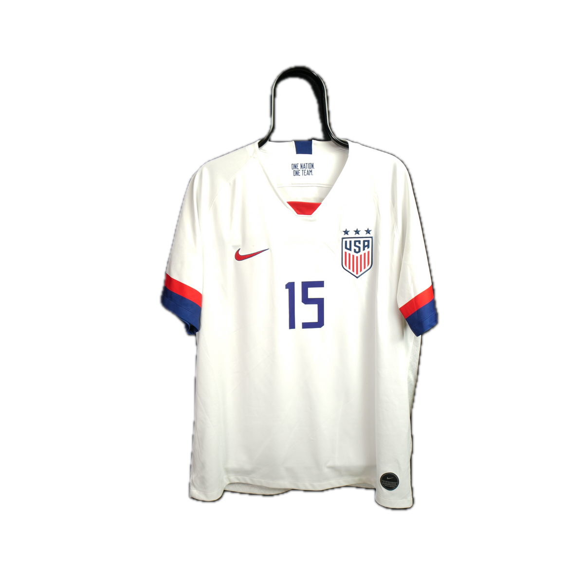 USA 2019-2020 #15 Rapinoe XL Home Football Shirt