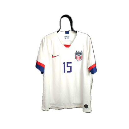 USA 2019-2020 #15 Rapinoe XL Home Football Shirt