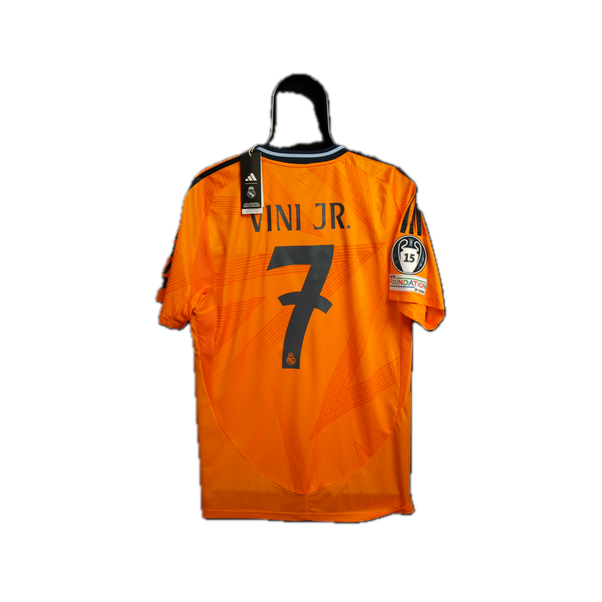 Real Madrid 2024-2025 #7 Vini Jr L Away Football Shirt BNWT