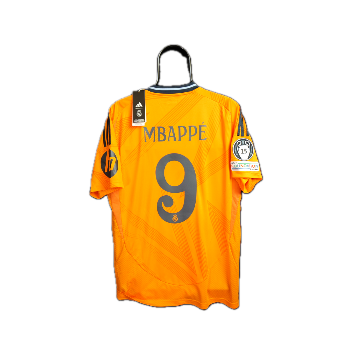 Real Madrid 2024-2025 #9 Mbappe L Away Football Shirt BNWT