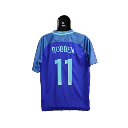Netherlands 2016-2017 #11 Robben L Away Football Shirt