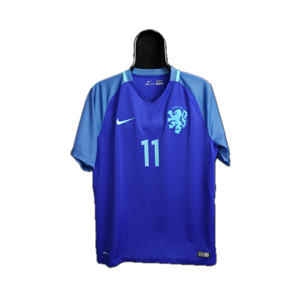 Netherlands 2016-2017 #11 Robben L Away Football Shirt