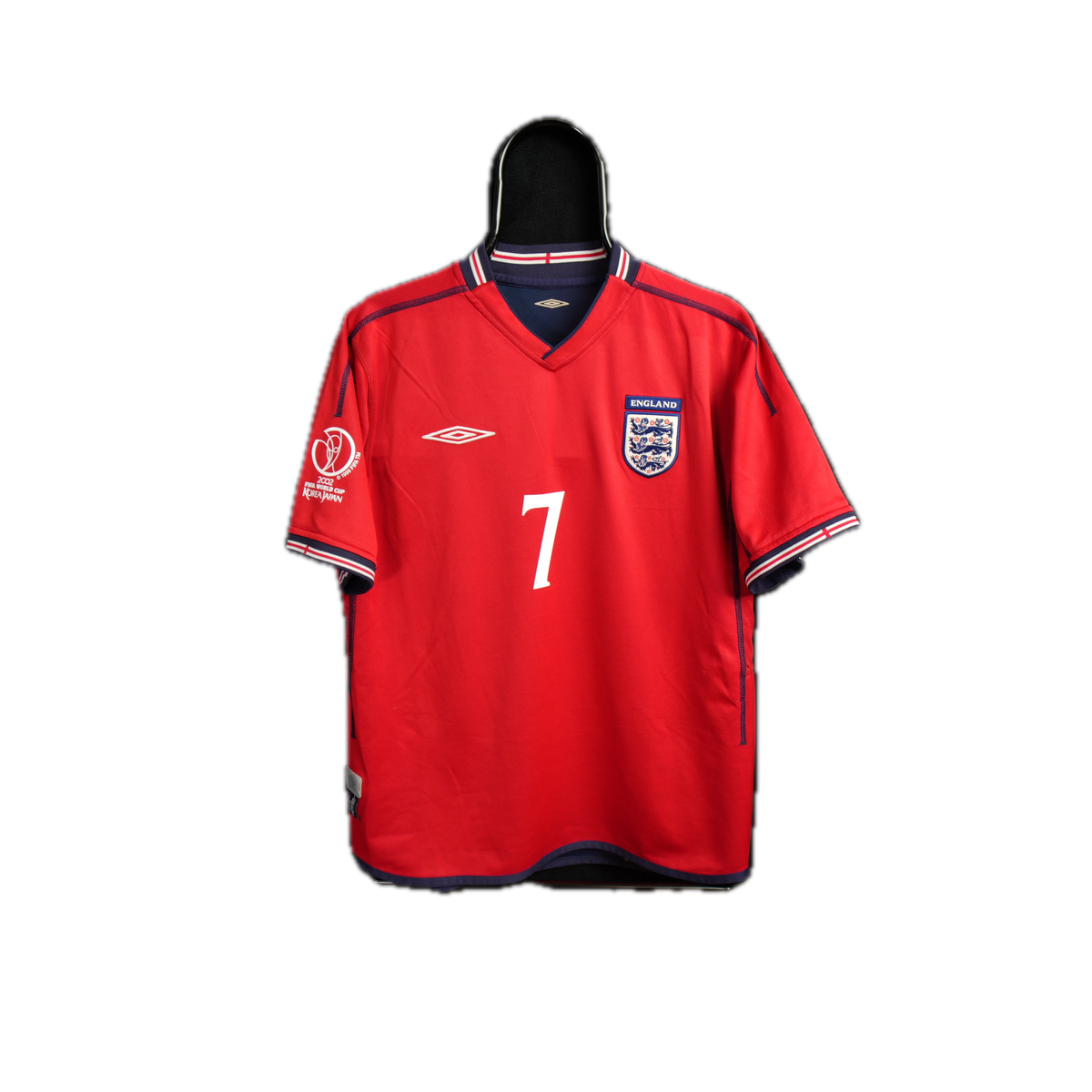 England 2002-2003 #7 Beckham S Away Football Shirt